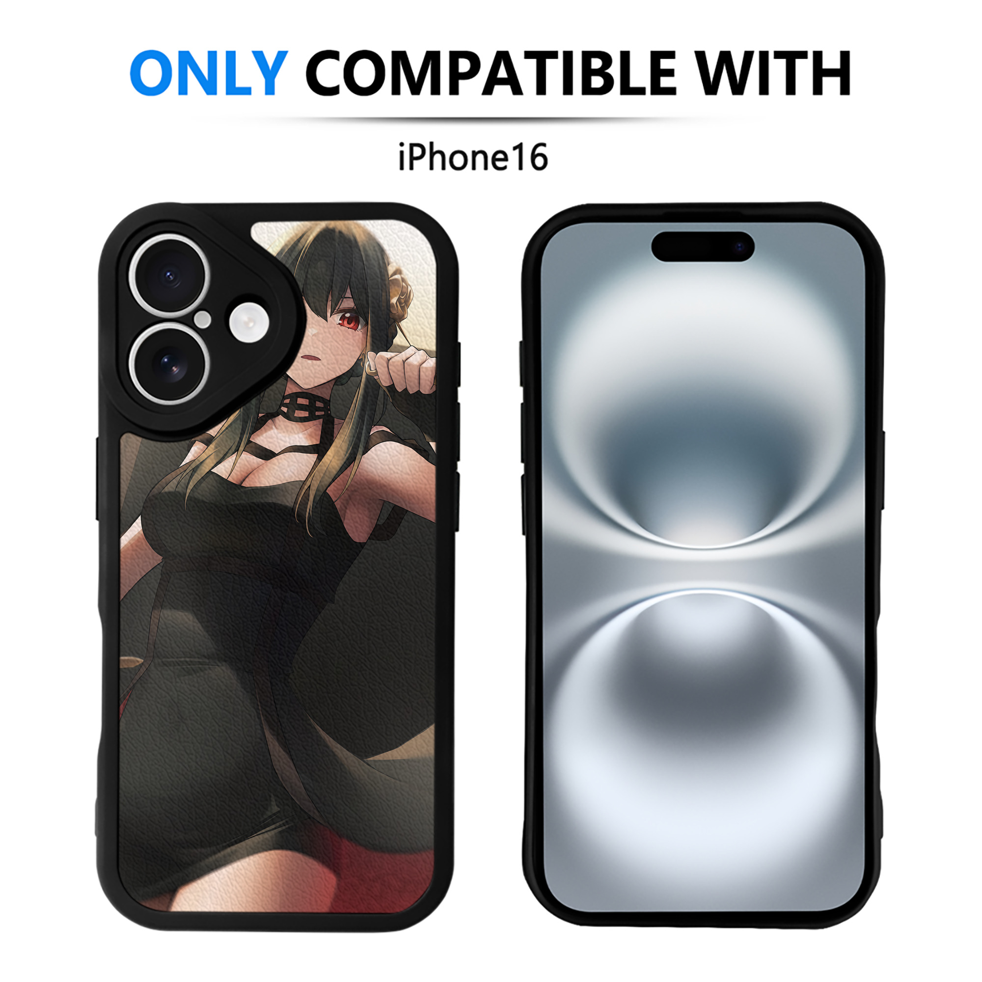 （画像用） SPY×FAMILY间谍家家酒 【iPhone 16シリーズ対応】シリコンスマホケース（レザー調） 材質：シリコン